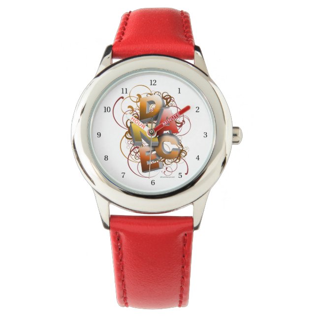 Reloj De Pulsera Baile 3D (otoño) (Anverso)