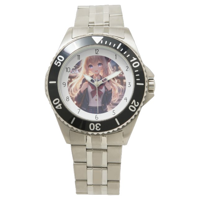 Reloj De Pulsera baile de estudiantes de anime (Anverso)