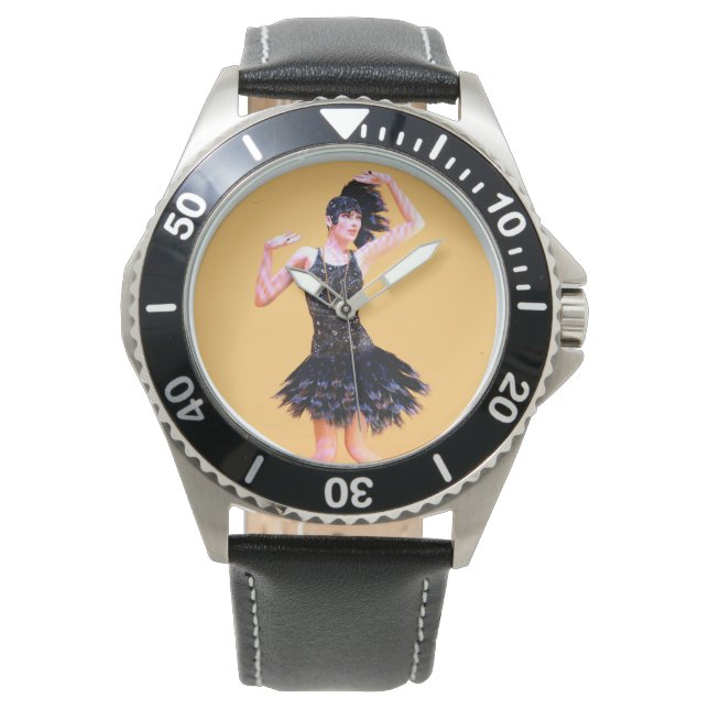 Reloj De Pulsera Baile Flapper Vintage (Anverso)