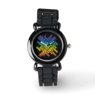 Reloj De Pulsera Baile tipográfico (Spectrum)