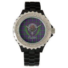 Reloj De Pulsera Baillie Scottish Clan Tartan & Crest