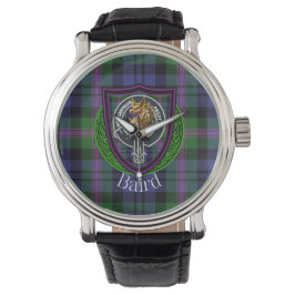 Reloj De Pulsera Baird Scottish Clan Tartan & Crest