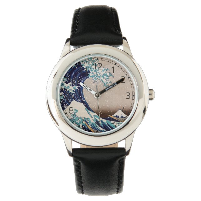 Reloj De Pulsera Bajo la Gran Ola de Kanagawa (Anverso)