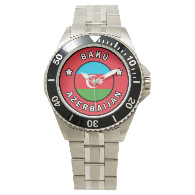 Reloj De Pulsera Bakú Azerbaiyán (Anverso)