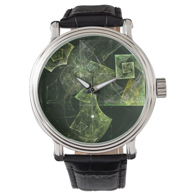 Reloj De Pulsera Balanza torcida Resumen Arte (Anverso)