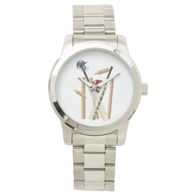 Reloj De Pulsera Balas De Cricket Y Trozos, (Anverso)