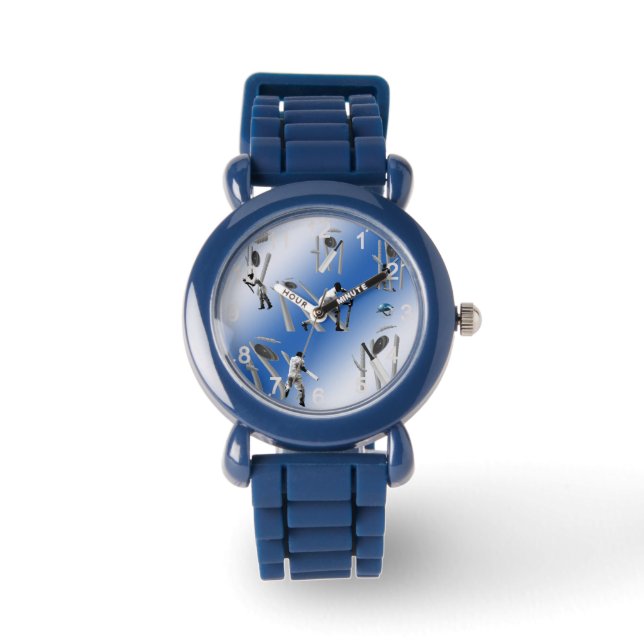 Reloj De Pulsera Balas Y Trozos De Jugadores De Cricket, (Anverso)