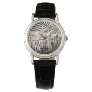 Reloj De Pulsera Balcón de restaurante pintoresco, Italia