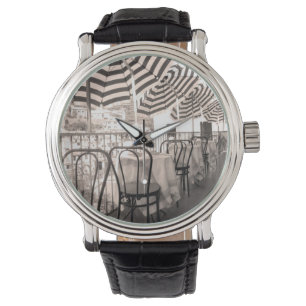 Reloj De Pulsera Balcón de restaurante pintoresco, Italia