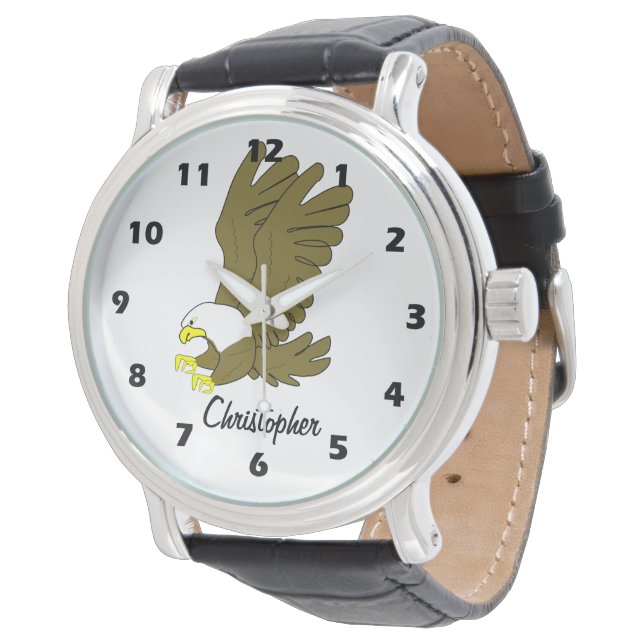 Reloj De Pulsera Bald Eagle Design Personalised (Angular)