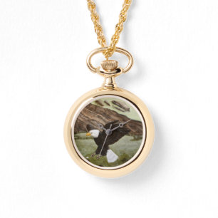 Reloj De Pulsera Bald Eagle Double Rap Gold Watch