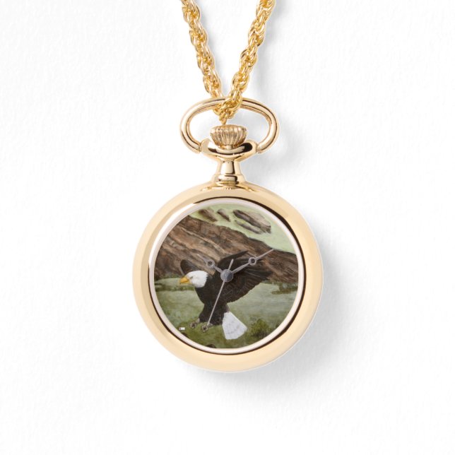 Reloj De Pulsera Bald Eagle Double Rap Gold Watch (Anverso)