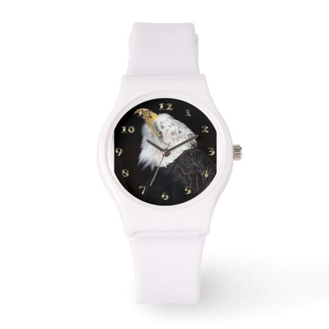 Reloj De Pulsera Bald Eagle Portriat (Anverso)