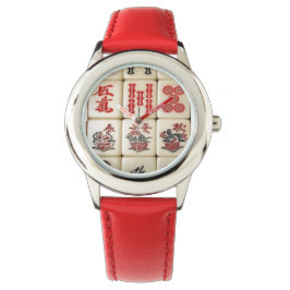 Reloj De Pulsera Baldosas de Mahjong
