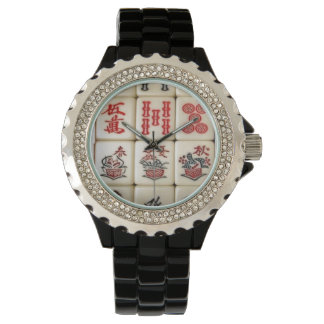 Reloj De Pulsera Baldosas de Mahjong