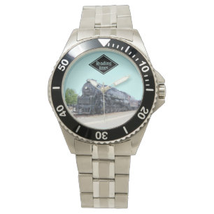 Reloj De Pulsera Baldwin- Leyendo Locomotora Ferroviaria 2124