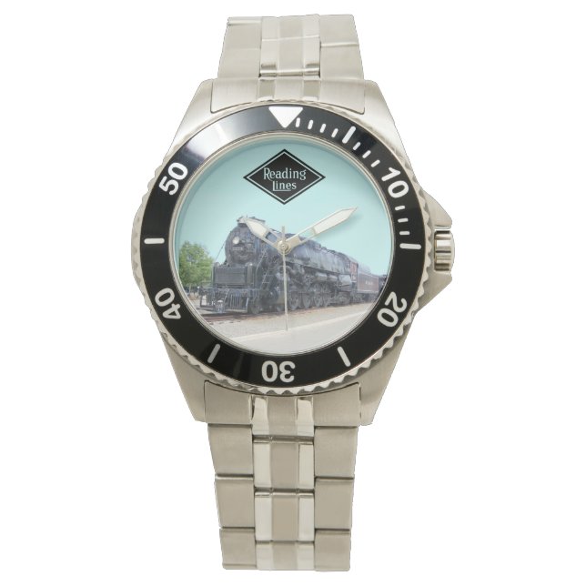 Reloj De Pulsera Baldwin- Leyendo Locomotora Ferroviaria 2124 (Anverso)