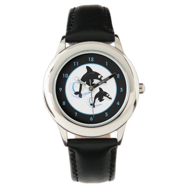 Reloj De Pulsera Ballena asesina de Orca (Anverso)
