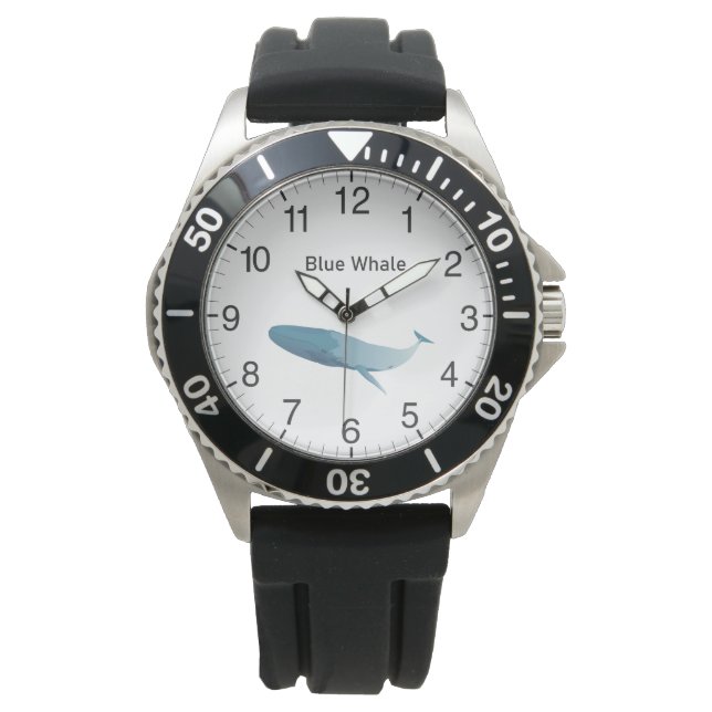 Reloj De Pulsera Ballena azul (Anverso)