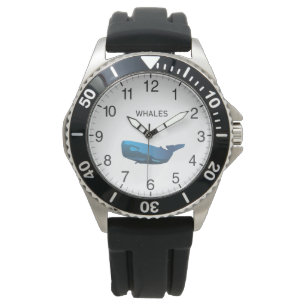 Reloj De Pulsera Ballena de esperma azul