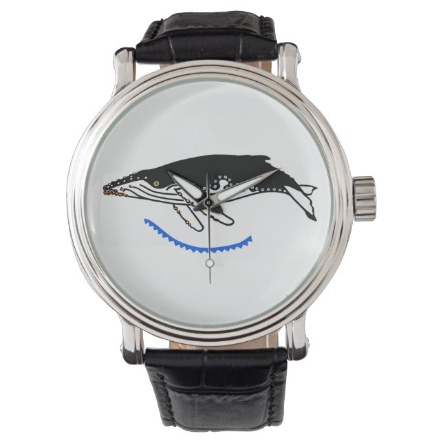Reloj De Pulsera BALLENA DE HUmpback - Guerrero de la vida silvestr (Anverso)