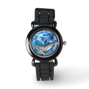 Reloj De Pulsera Ballena de la Tierra Azul