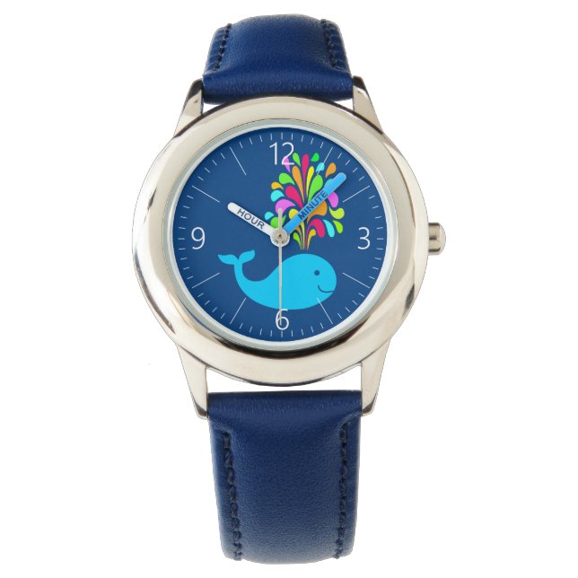 Reloj De Pulsera Ballena divertida (Anverso)