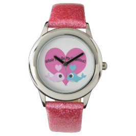 Reloj De Pulsera ¿Ballena Eres Mi Valentín?