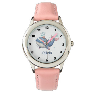 Reloj De Pulsera Ballena Pequeña Linda y Curiosa