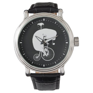 Reloj De Pulsera Ballenas en bicicleta de época
