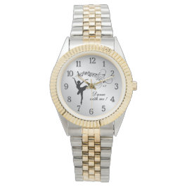 Reloj De Pulsera Ballerina Dance with Me Personaliza w Numbers