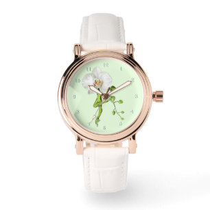 Reloj De Pulsera Ballerina Orchid Ballet Dancer Watch Regalo