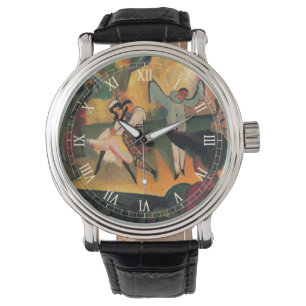 Reloj De Pulsera Ballet ruso, Rusia, Rusos, por August Macke