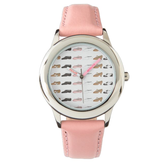 Reloj De Pulsera Ballet Tap Jazz Acro Lyrical Dance Shoes Watch (Anverso)