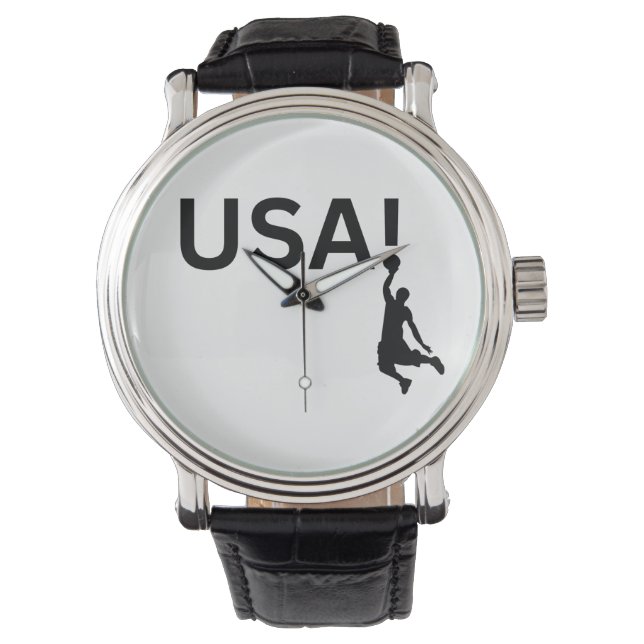 Reloj De Pulsera Baloncestista de Estados Unidos (Anverso)