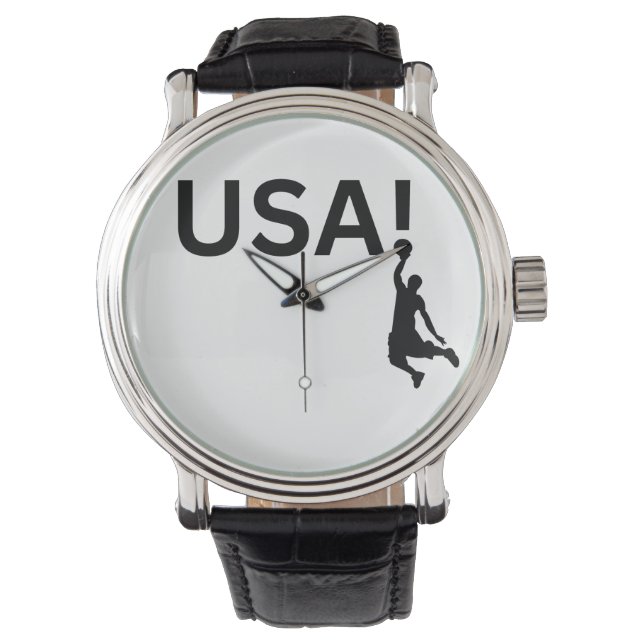 Reloj De Pulsera Baloncestista de Estados Unidos (Anverso)