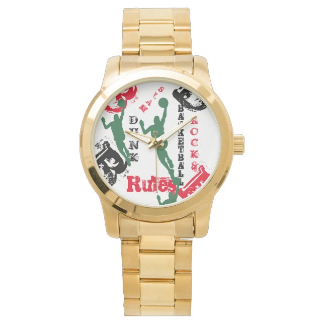 Reloj De Pulsera Baloncesto (Anverso)