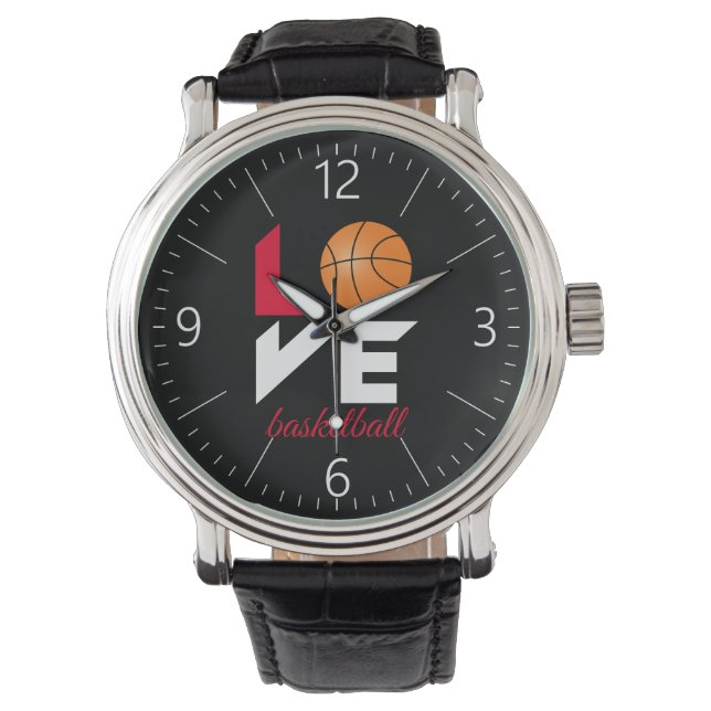 Reloj De Pulsera Baloncesto de amor (Anverso)