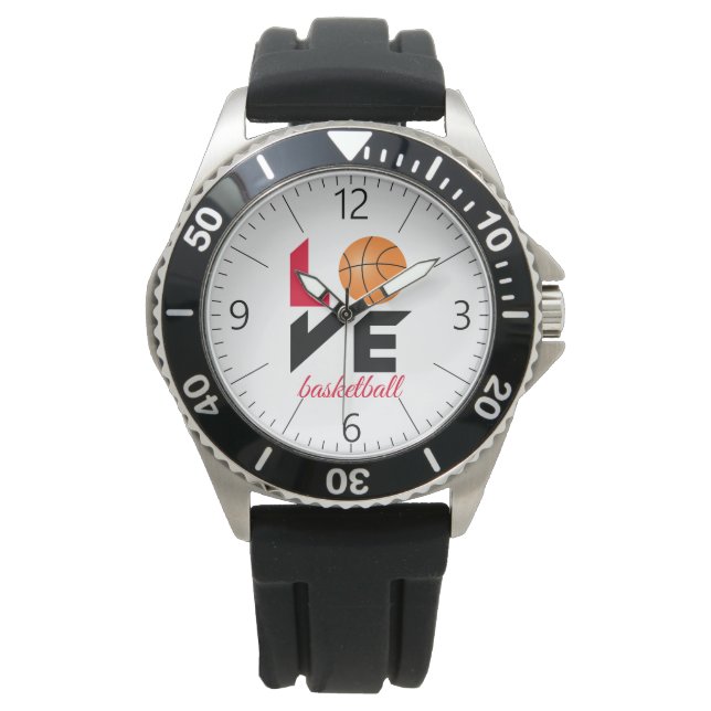 Reloj De Pulsera Baloncesto de amor (Anverso)