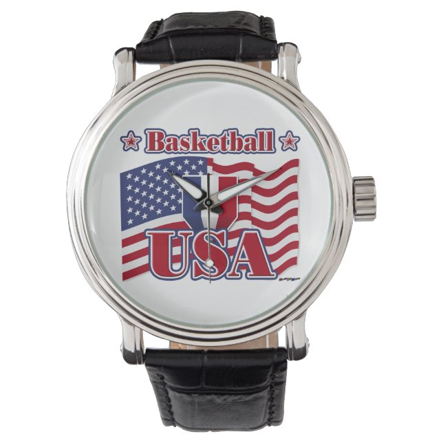 Reloj De Pulsera Baloncesto EE. UU. (Anverso)