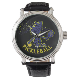 Reloj De Pulsera Baloncesto Fun Blue en Black Writes Watch