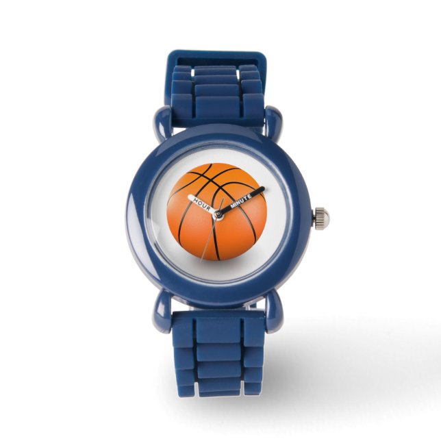 Reloj De Pulsera Baloncesto lindo de 3D (Anverso)