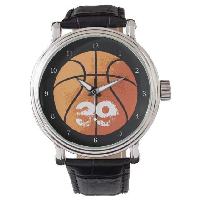 Reloj De Pulsera Baloncesto (personalizable) (Anverso)