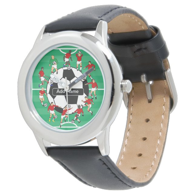 Reloj De Pulsera Baloncesto y jugadores de fútbol personalizados (Angular)