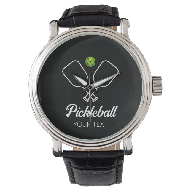 Reloj De Pulsera Balonmano con remo y bolas personalizadas (Anverso)
