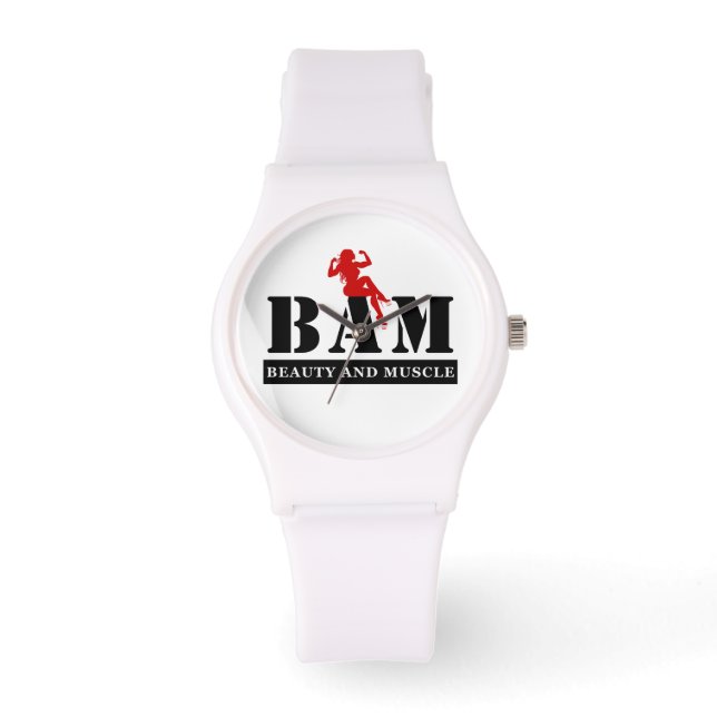 Reloj De Pulsera BAM Beauty & Musculum Bodybuilding Watch (Anverso)
