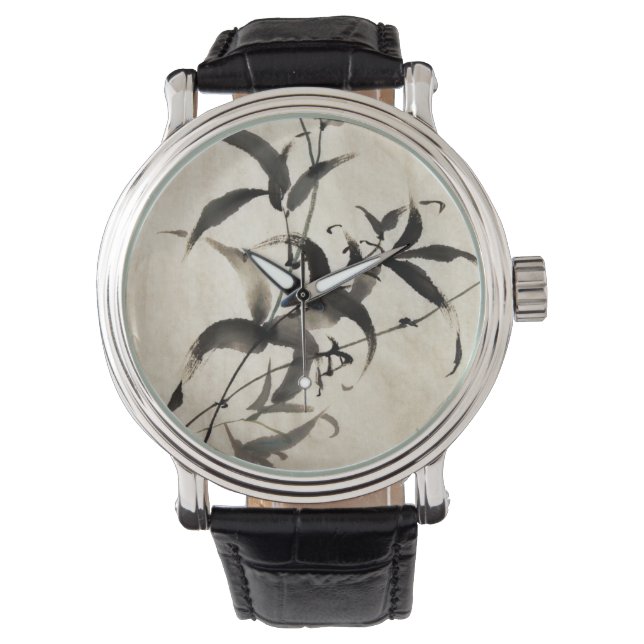 Reloj De Pulsera Bambú (Anverso)