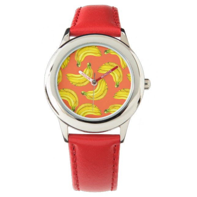 Reloj De Pulsera Bananas acuáticas (Anverso)