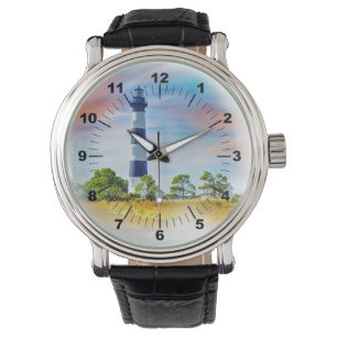 Reloj De Pulsera Bancos exteriores del faro Bodie