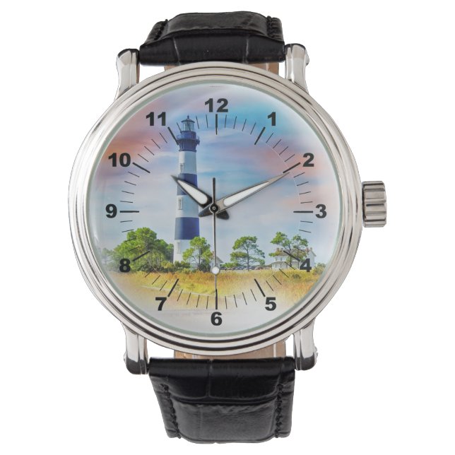 Reloj De Pulsera Bancos exteriores del faro Bodie (Anverso)